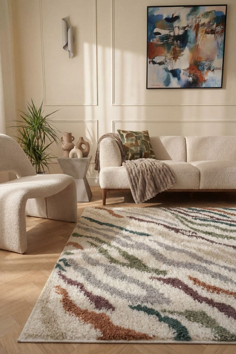 The Rugs Moodi Shaggy Multicolour Tidecrest Rug