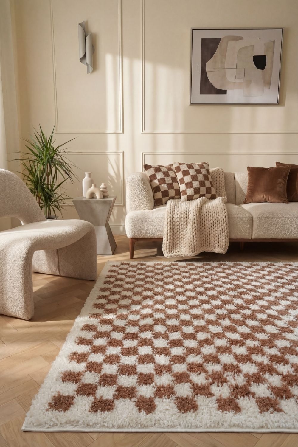 The Rugs Moodi Shaggy Terra Pixelate Rug