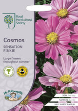 AllotMate Essentials RHS Cosmos Sensation Pinkie Seeds 150
