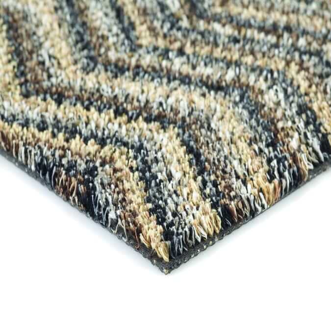 Washable Mat Chevron Design in Multicolour | The Rugs