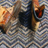 Washable Mat Chevron Design in Multicolour | The Rugs