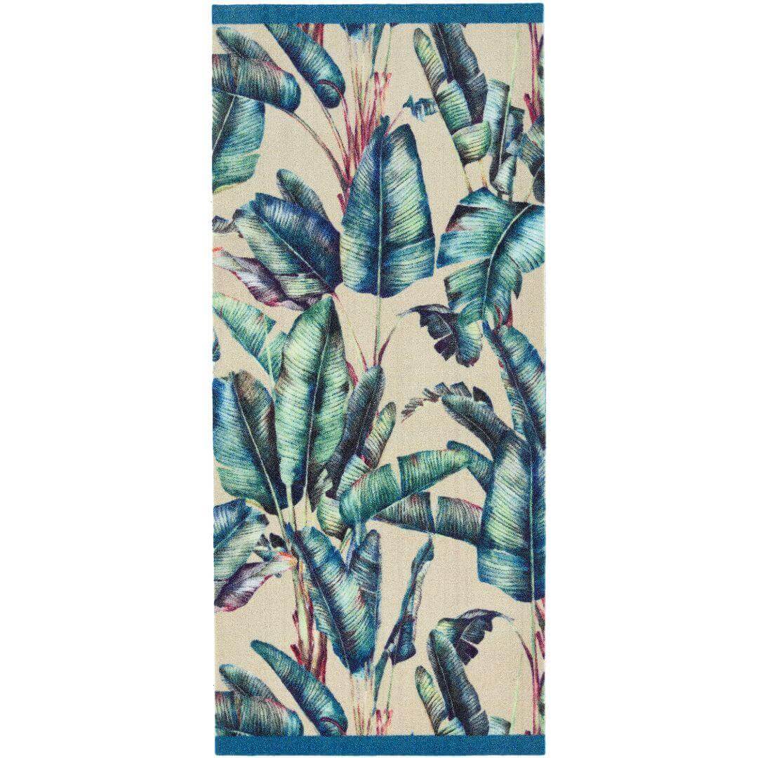 Machine-Washable Tropical Design Indoor Mat | The Rugs