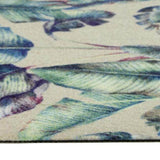 Machine-Washable Tropical Design Indoor Mat | The Rugs