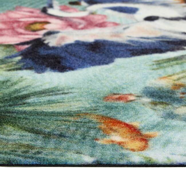Machine-Washable Tropical Design Indoor Mat | The Rugs