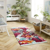 Machine-Washable Tropical Design Indoor Mat | The Rugs