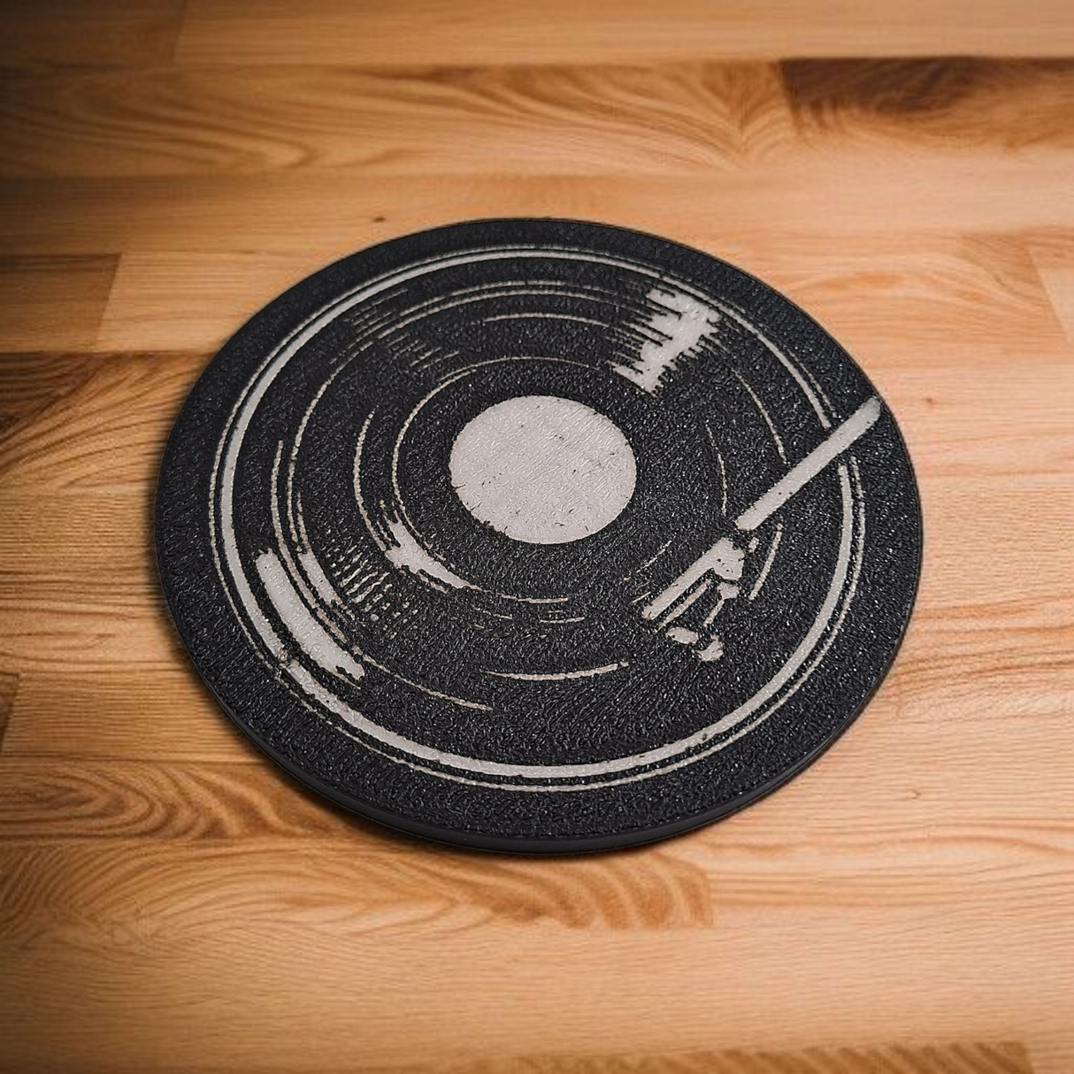 Filamora Studios Retro Vinyl Record Coaster Music Decor