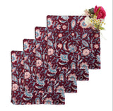 Casa by Josephine Jenno My Maroon Table Napkin - Set of 4