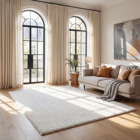 Myshaggy Solid White Rug | The Rugs