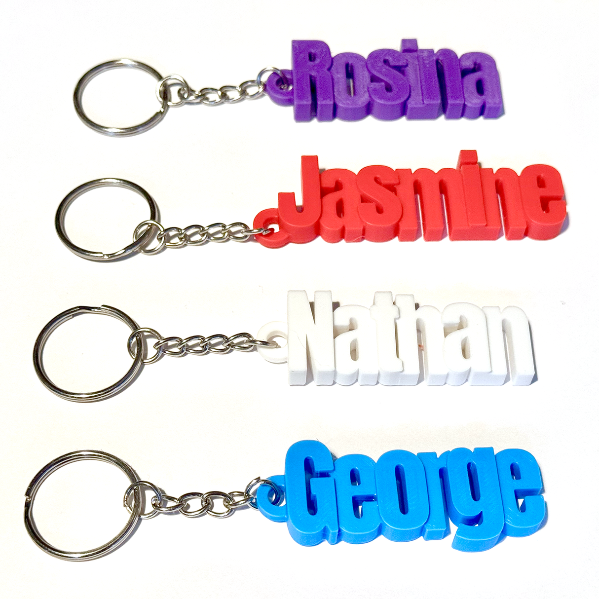 Filamora Studios Personalised Name Keyring