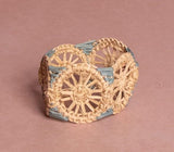 Casa by Josephine Jenno Atlantico Iraca Woven Napkin Ring - Blue