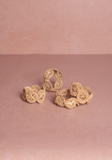 Casa by Josephine Jenno Atlantico Natural Iraca Woven Napkin Ring