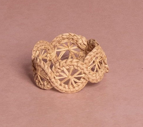Casa by Josephine Jenno Atlantico Natural Iraca Woven Napkin Ring