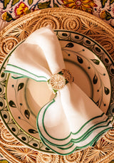 Casa by Josephine Jenno Atlantico Natural Iraca Woven Napkin Ring
