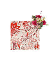 Casa by Josephine Jenno Bossa Nova Red Table Napkin - Set of 4