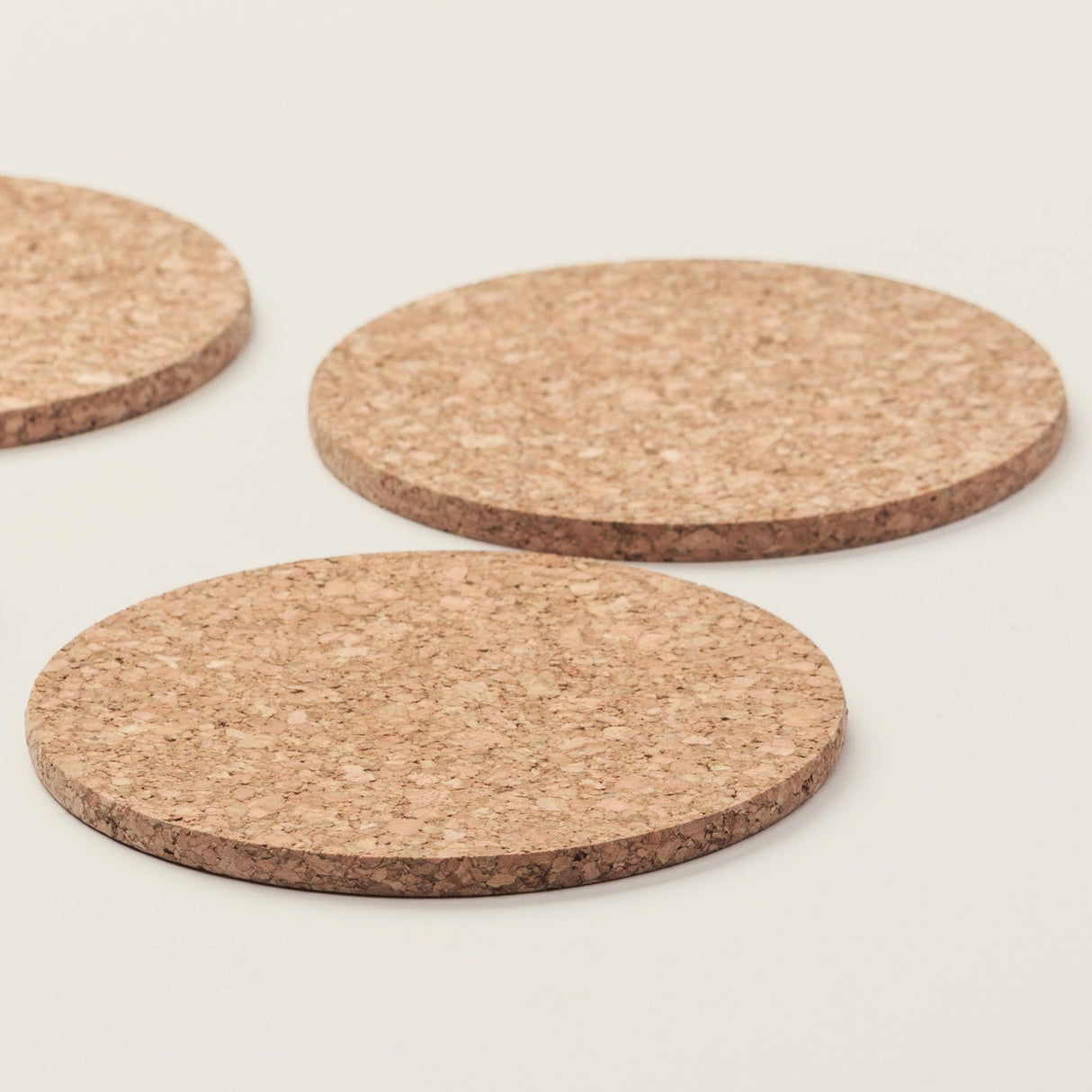 Portuguese Treasures Natural Round Cork Coasters