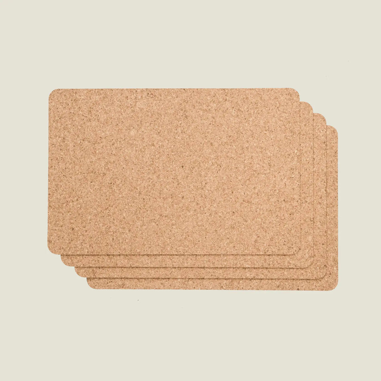 Portuguese Treasures Natural Rectangular Cork Placemats