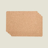 Portuguese Treasures Natural Rectangular Cork Placemats