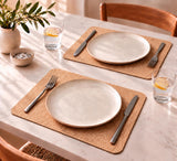 Portuguese Treasures Natural Rectangular Cork Placemats