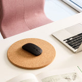 Portuguese Treasures Natural Round Cork Mouse Pad