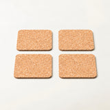 Portuguese Treasures Natural Square Cork Coasters