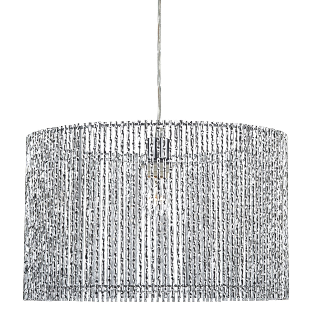 Pagazzi Lillia Silver Large Easy Fit Pendant Light Shade