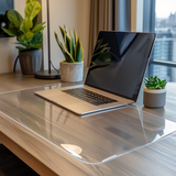 Clear PVC Desk Mat Protector Transparent Table Cover | Nicoman