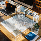 Clear PVC Desk Mat Protector Transparent Table Cover | Nicoman