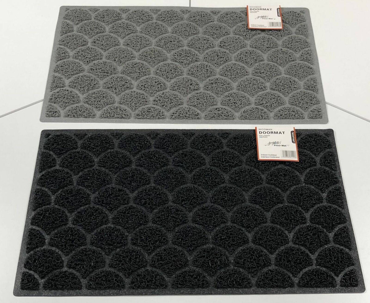 Nicoman Indoor Dirt Trapper Door Mat - Fan Pattern