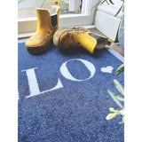 The Rugs Washable Mats Bordered Design