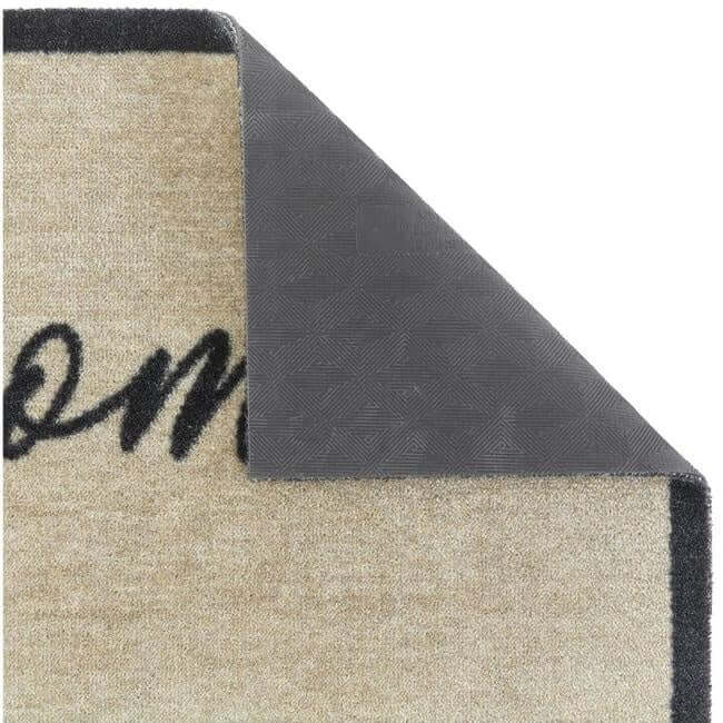 The Rugs Washable Mats Bordered Design