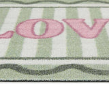 The Rugs Washable Mats Bordered Design