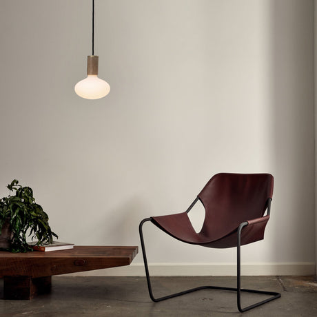 Tala Oval Dim to Warm Pendant Light - Oak