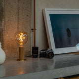 Tala Knuckle Table Lamp Oak + Voronoi I Set of 2