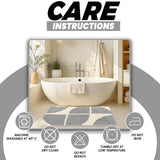 Stockholm Bath Mat Cotton Floor Rug by OLIVIA ROCCO
