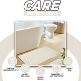 2 Piece Ribbed Bath Mat Set by OLIVIA ROCCO