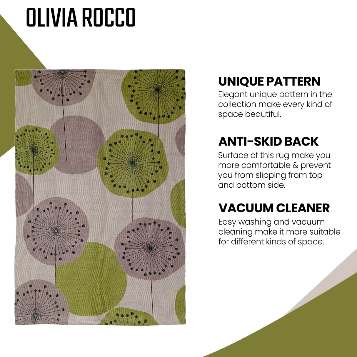 OLIVIA ROCCO Printed Rug Flor Design