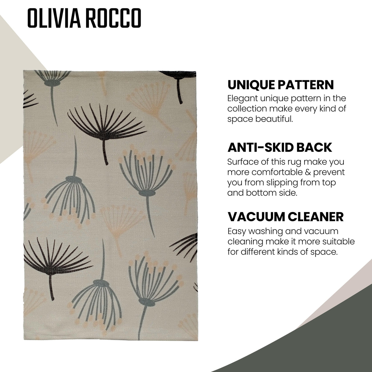 OLIVIA ROCCO Printed Rug Nina Design