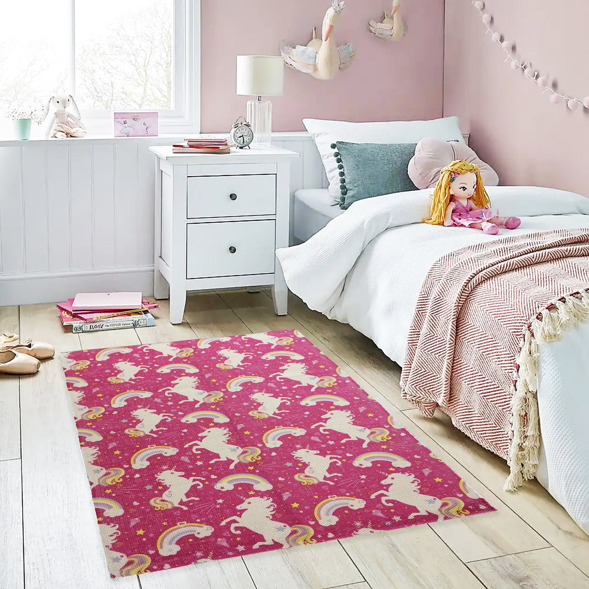 Animal Printed Rug Unicorn by OLIVIA ROCCO - 60 x 90cm