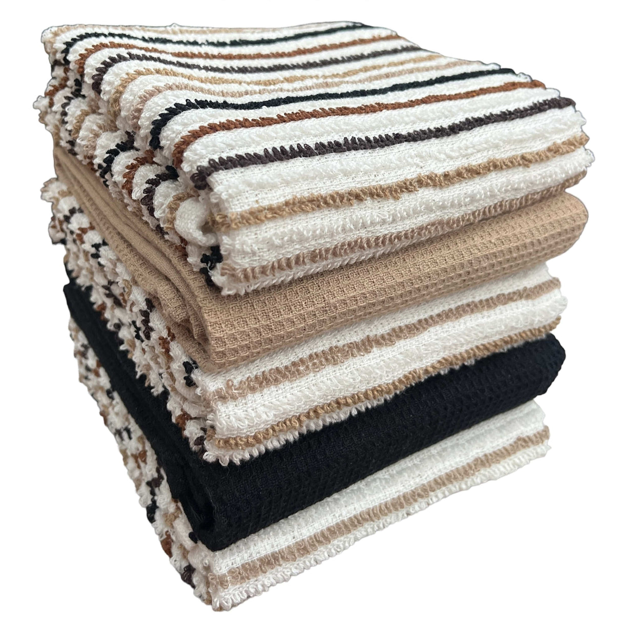 5 Pack Super Absorbent Cotton Kitchen Tea Towels by OLIVIA ROCCO - 45cm x 65cm