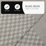 Pack of 5 Large Super Absorbent 100 Percent Cotton Tea Towels by OLIVIA ROCCO