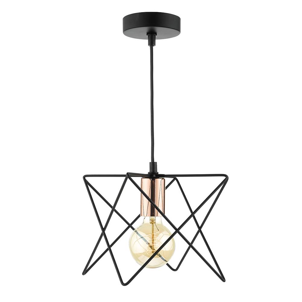 Pagazzi Olson 1 Light Black Ceiling Light