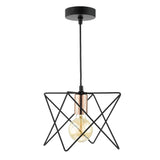 Pagazzi Olson 1 Light Black Ceiling Light
