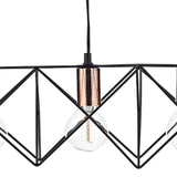 Pagazzi Olson 3 Light Black Ceiling Light
