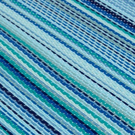 Rainbow Outdoor Rug Blue 1020 | Vibrant Waterproof Patio Rug