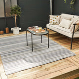 Rainbow Outdoor Rug Grey by The Rugs