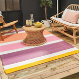 The Rugs Rainbow Outdoor Rug Pink 1030