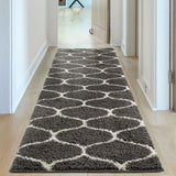 The Rugs - Moroccan Dark Grey Shaggy Rug | 640