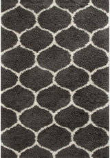 The Rugs - Moroccan Dark Grey Shaggy Rug | 640