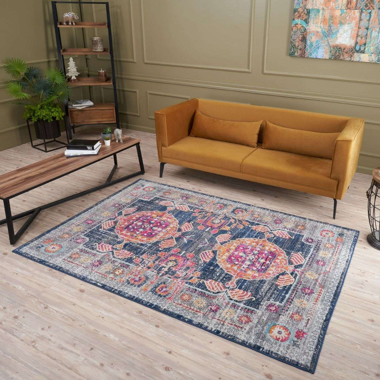 The Rugs Marrakech Vintage Multicolour Rugs 400