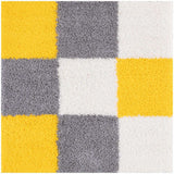 Myshaggy Geometric Yellow Rug by The Rugs